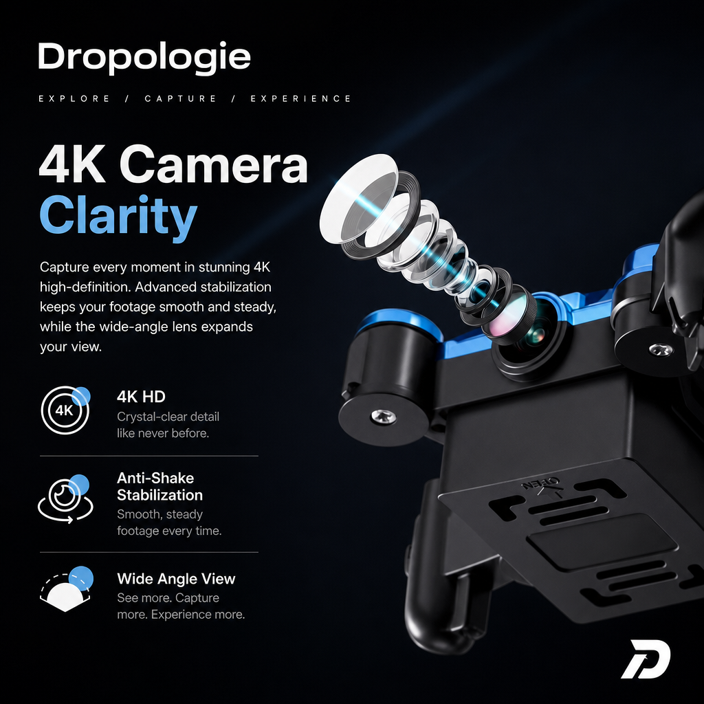 4K Mini Drone with Camera | Wi-Fi & Remote Control