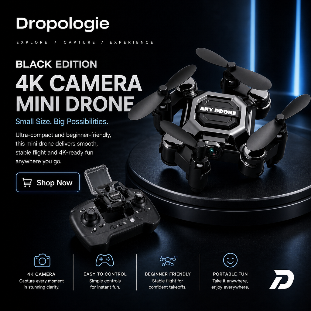 4K Mini Drone with Camera | Wi-Fi & Remote Control