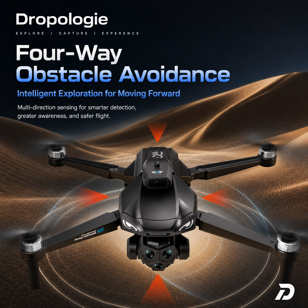 M33 MAX 8K HD FPV Drone with 5KM Range, Brushless Motors & 360° Obstacle Avoidance
