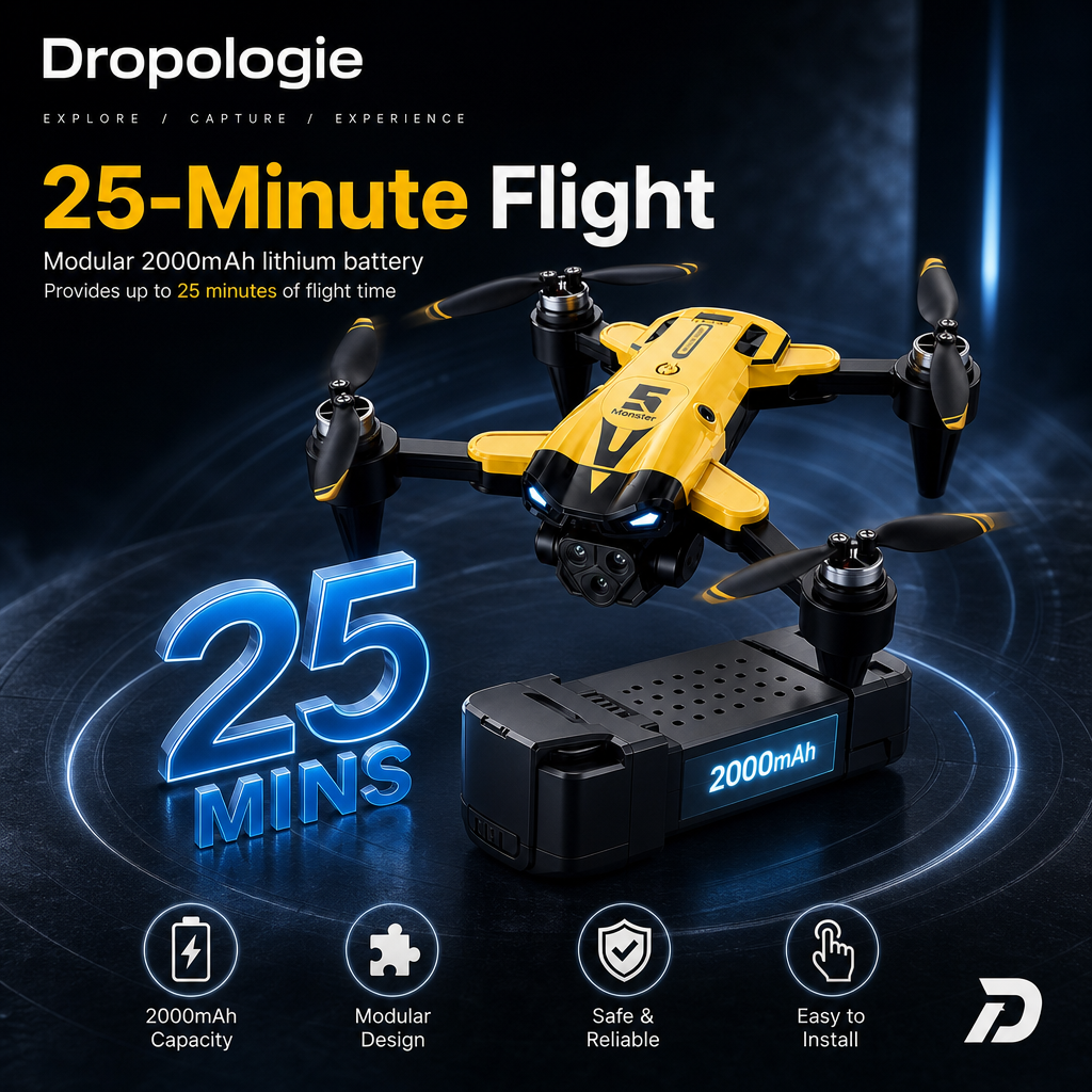 Aurelian B9 Pro 8K HD Drone with Triple Cameras & Obstacle Avoidance