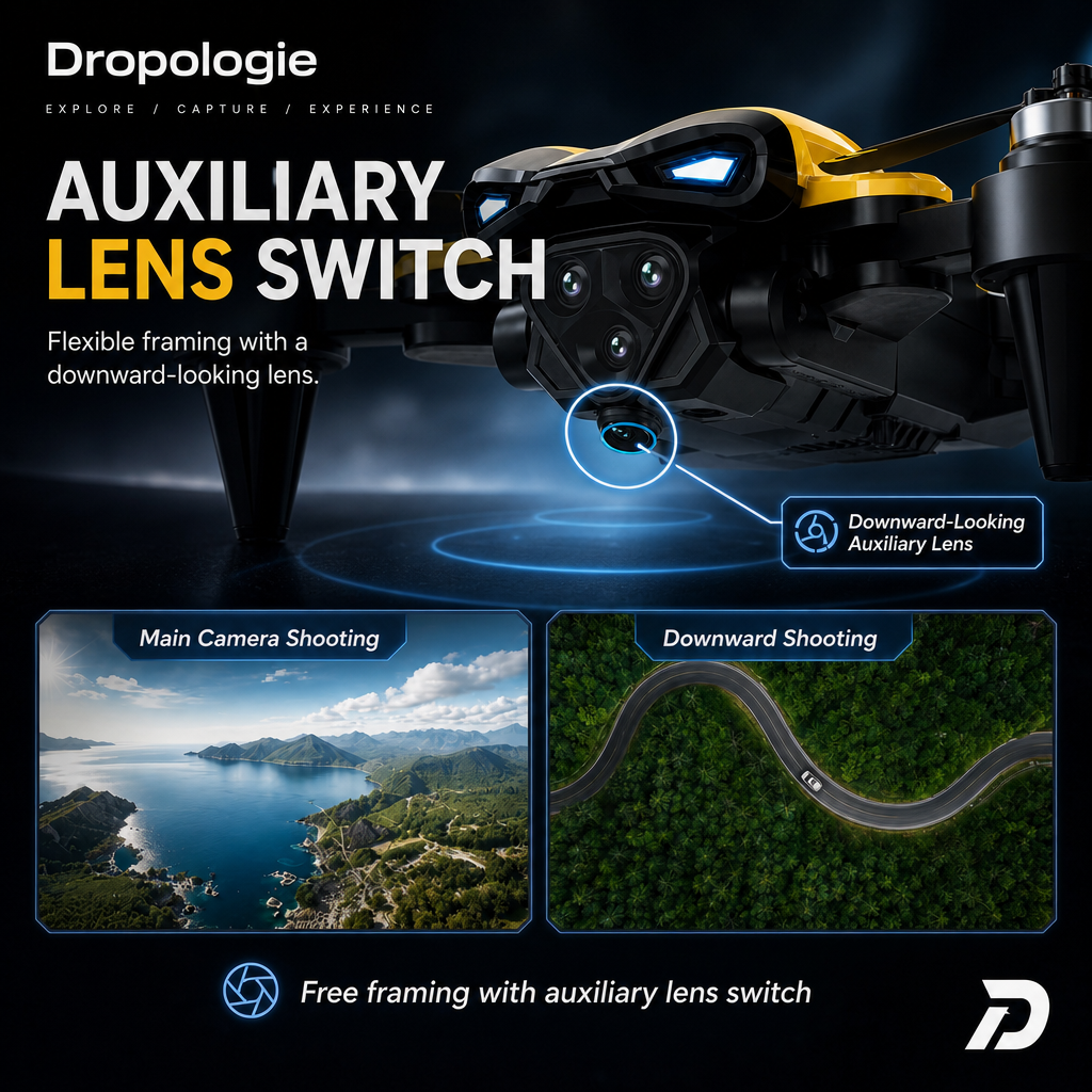 Aurelian B9 Pro 8K HD Drone with Triple Cameras & Obstacle Avoidance