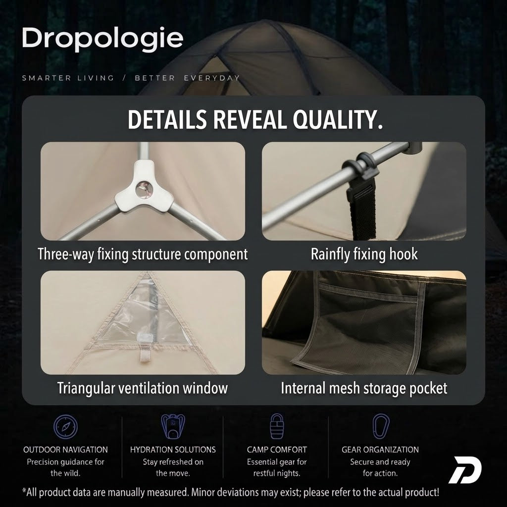 ⛺ Mountainhiker Waterproof Off Ground Camping Cot Tent – 4-Season Outdoor Tent