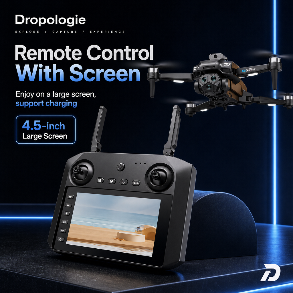 M33 MAX 8K HD FPV Drone with 5KM Range, Brushless Motors & 360° Obstacle Avoidance