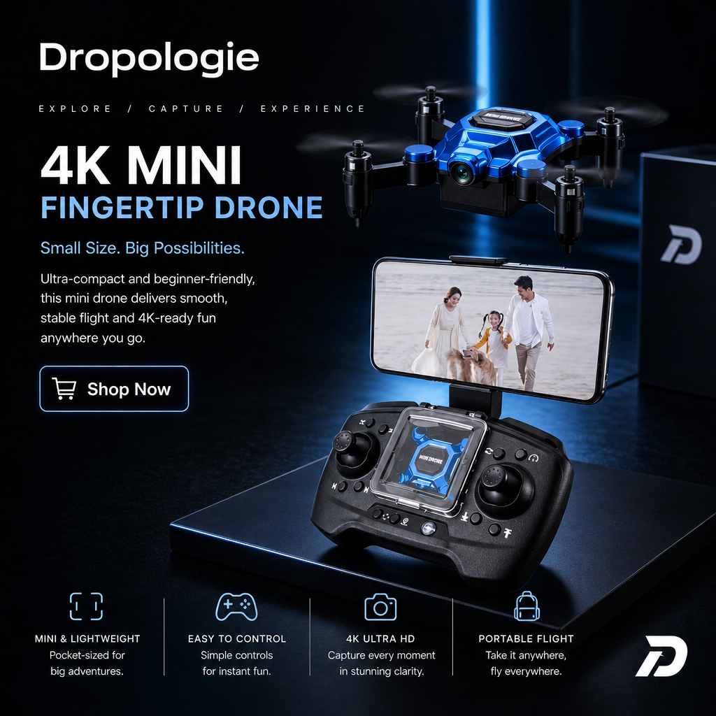 4K Mini Drone with Camera | Wi-Fi & Remote Control