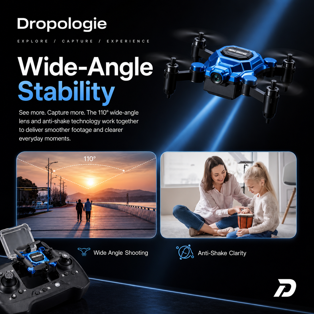 4K Mini Drone with Camera | Wi-Fi & Remote Control