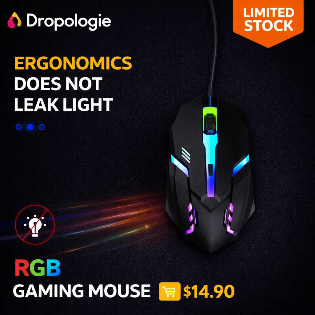 🎮 RGB Gaming Mouse – Ergonomic Design for Precision & Comfort