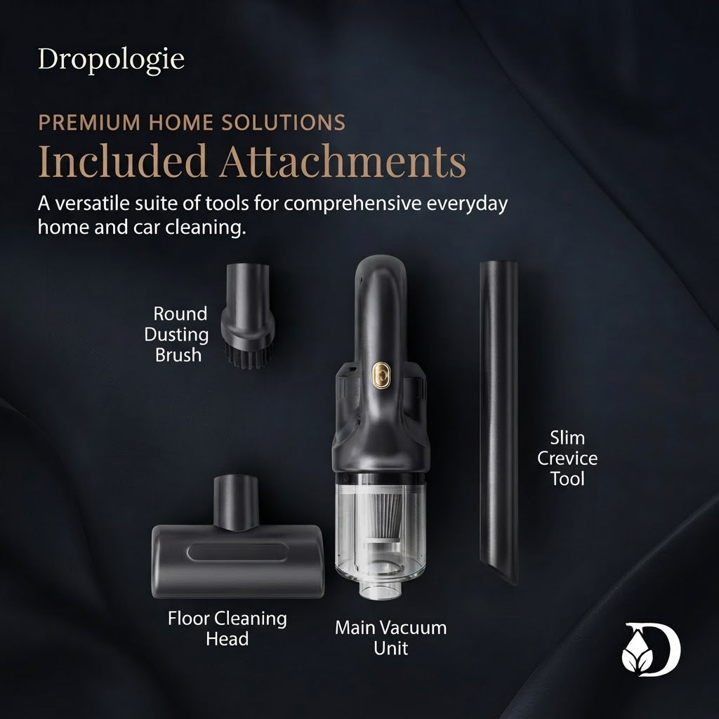 Wireless Handheld Vacuum Cleaner Cordless Chargeable 50000Pa Auto Vacuum for Home Car Pet Mini