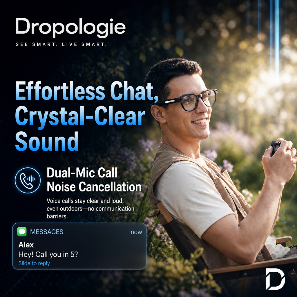Ultimate AI Smart Glasses with Camera, Video Recording, Photo Recognition & Bluetooth Calling