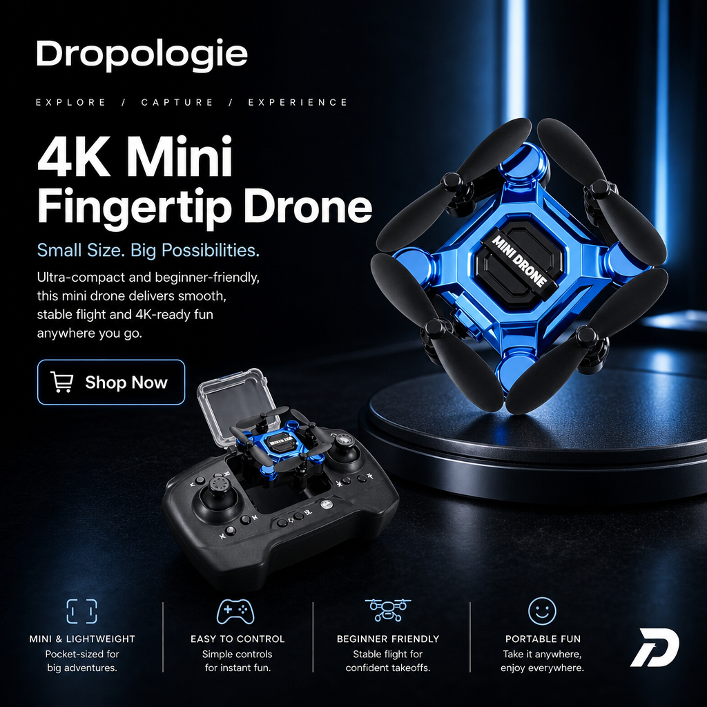 4K Mini Drone with Camera | Wi-Fi & Remote Control