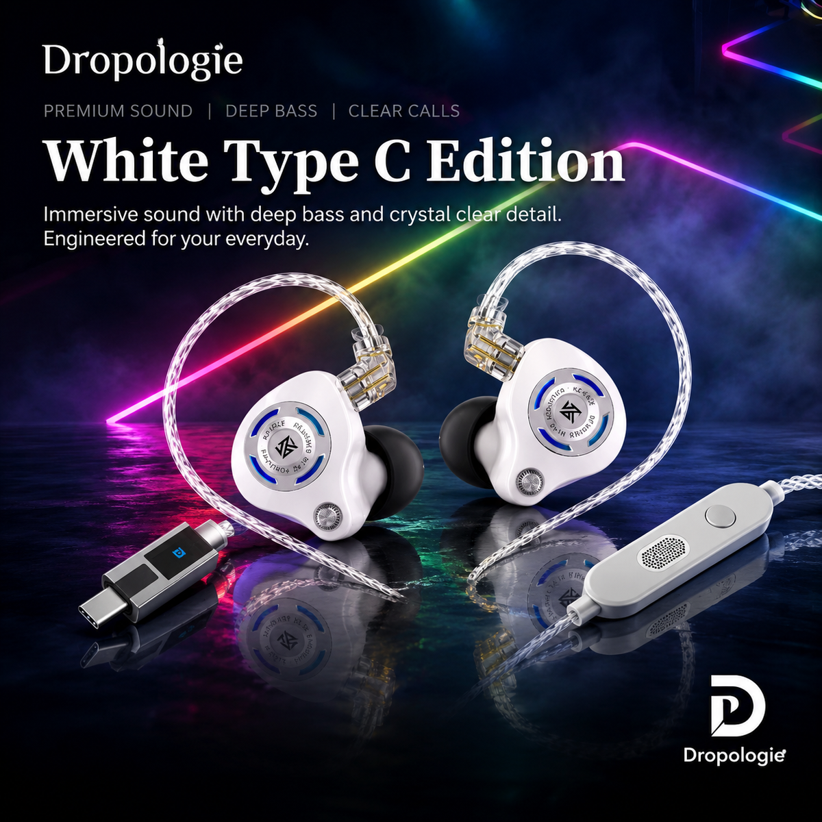 KZ Gale In-Ear Gaming Earphones E-sports Bass Metal Earbuds for Video Game Stage Live Sound Headphones
