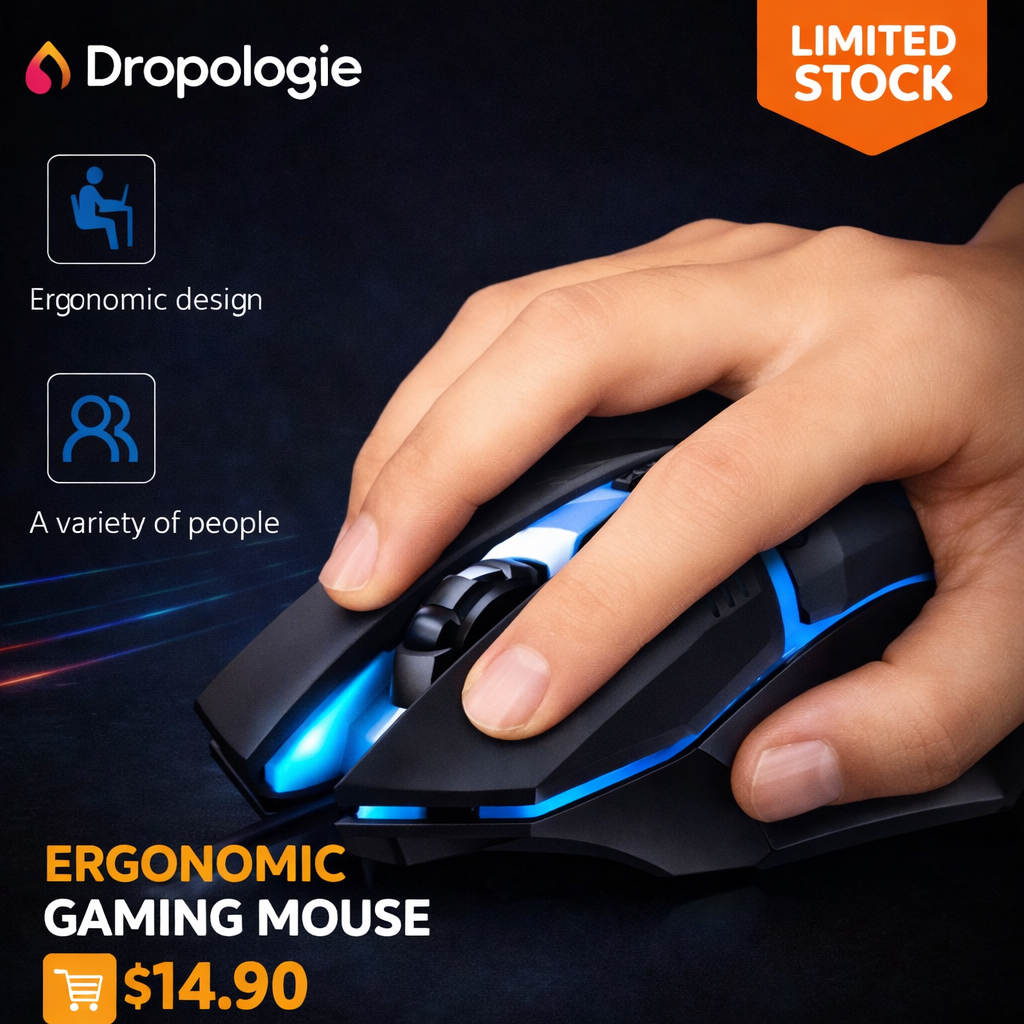 🎮 RGB Gaming Mouse – Ergonomic Design for Precision & Comfort