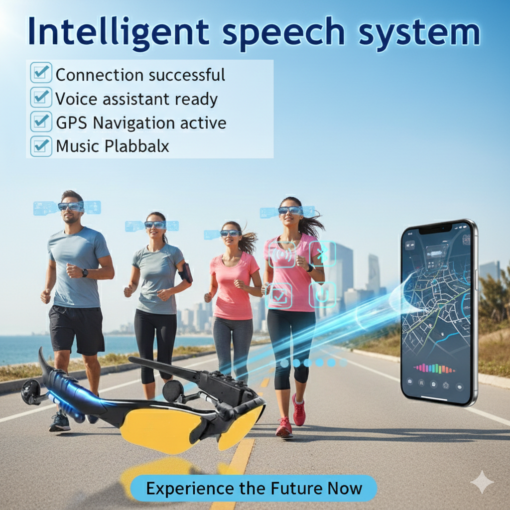 Bluetooth Sports Sunglasses – Open-Ear Audio & Polarized Lenses 🕶️