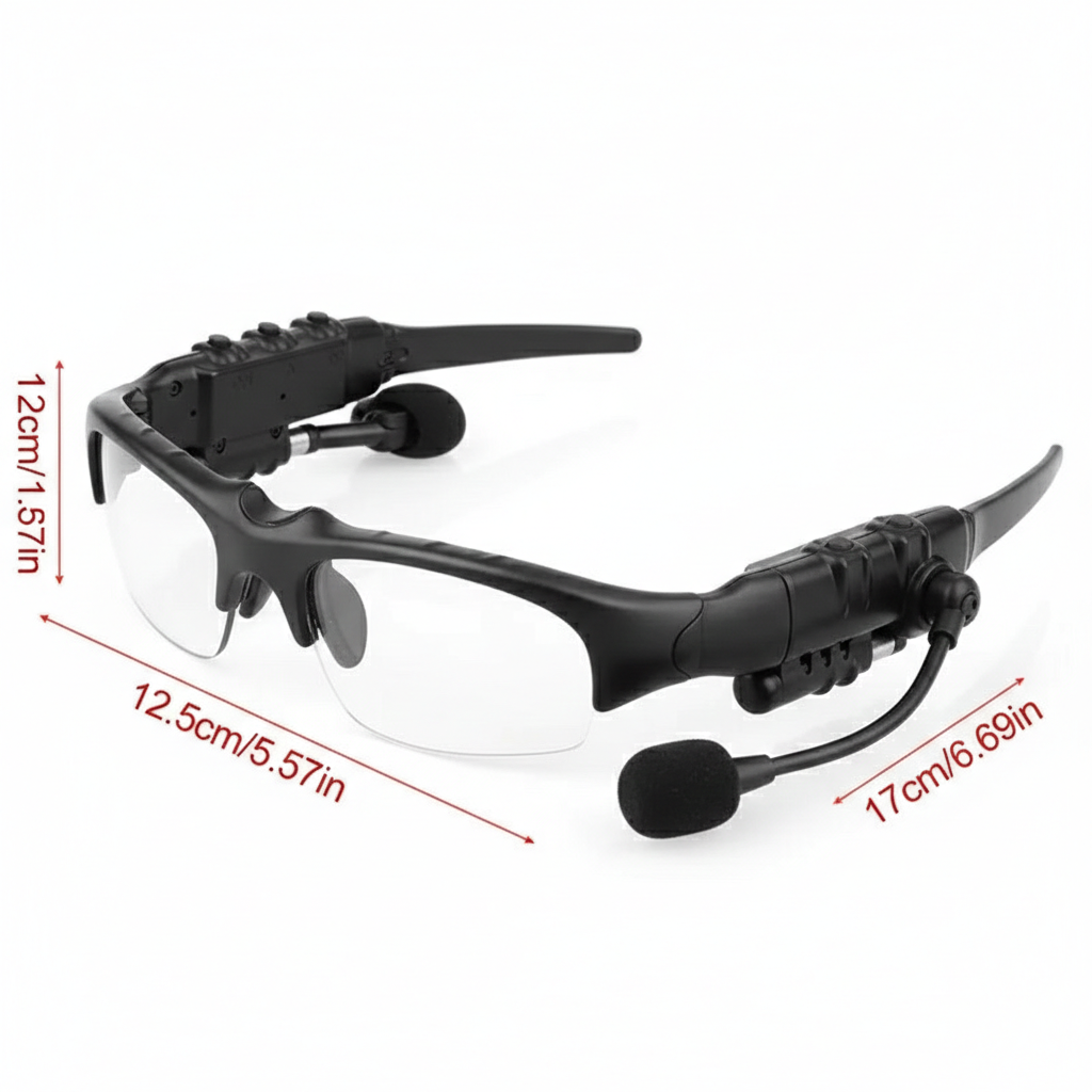Bluetooth Sports Sunglasses – Open-Ear Audio & Polarized Lenses 🕶️