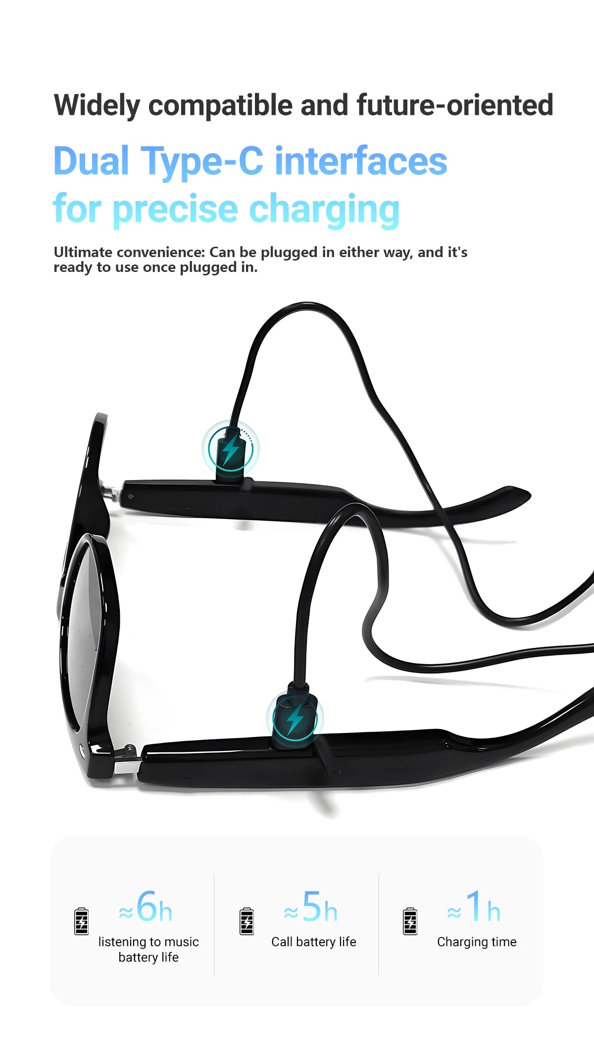 🧠 AI Smart Translation Glasses – Real-Time Language Assistance             +100 Languages