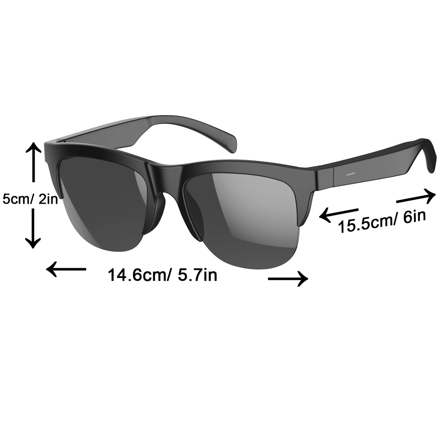 Smart Bluetooth Sunglasses – Music & Calls for Outdoor Use