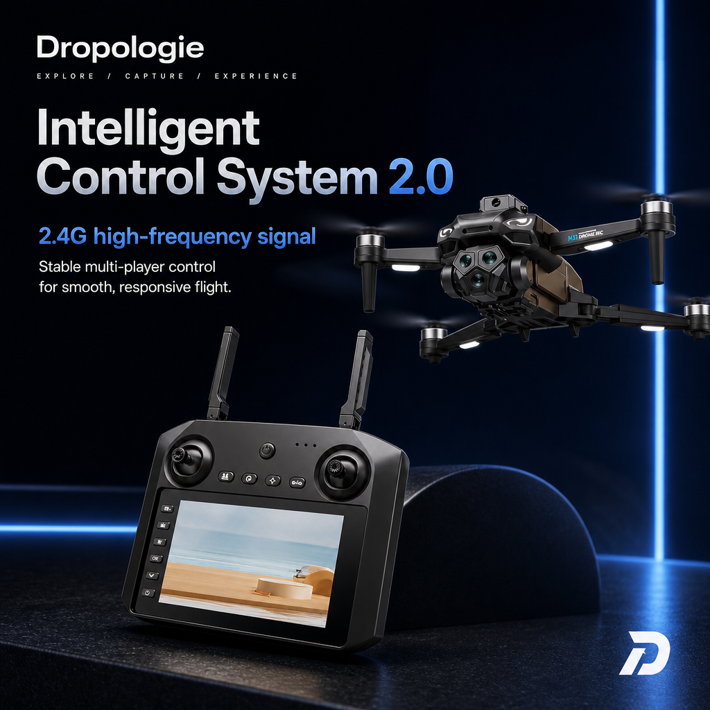M33 MAX 8K HD FPV Drone with 5KM Range, Brushless Motors & 360° Obstacle Avoidance