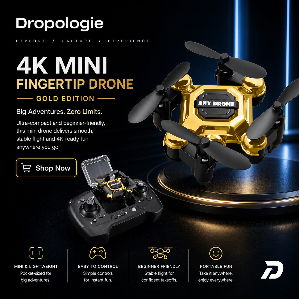 4K Mini Drone with Camera | Wi-Fi & Remote Control