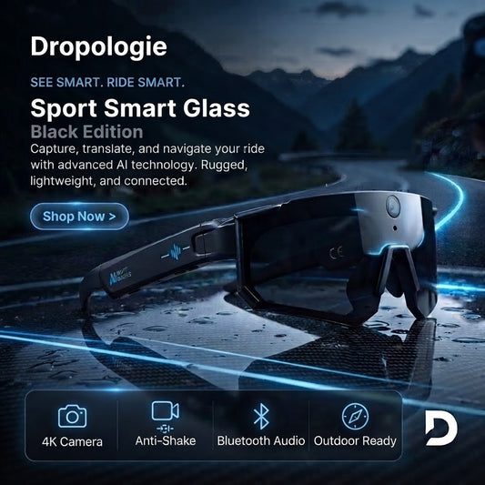 Sport Smart Glasses – M95 AI Sunglasses with 4K Camera, Bluetooth Calling & AI Translation